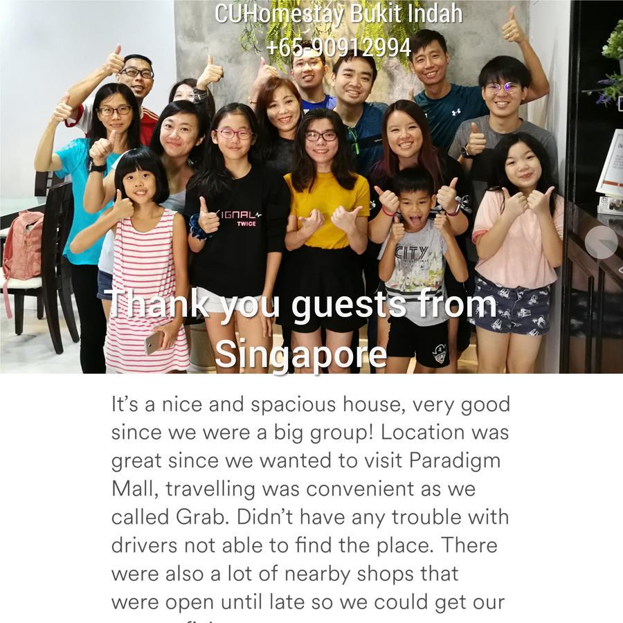 Jb Homestay Bukit Indah Wifi Ciq Mall Legoland Free Parking Johor Bahru Exteriér fotografie